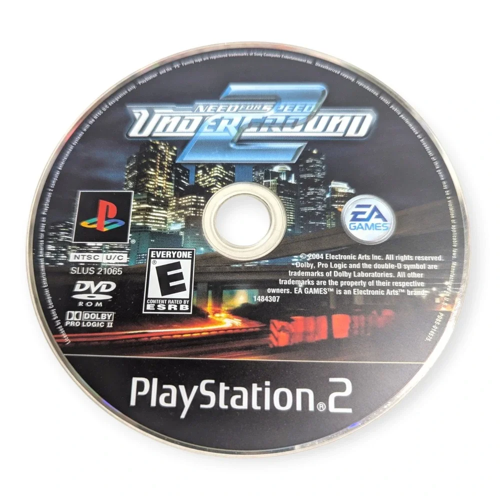 Need for Speed Underground 2 Sony PlayStation 2 PS2 EA Games Game & Box